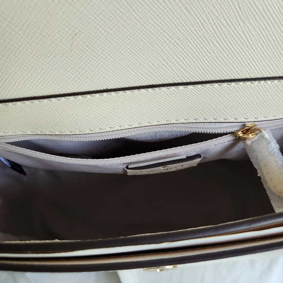 Kate Spade Cream Reegan Saffiano Leather Top handle tote, 6pc Set NWT - Picture 16 of 17